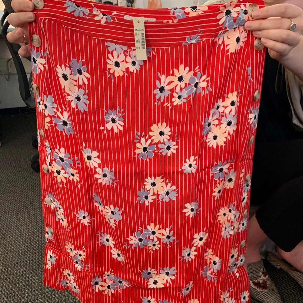 Red Madewell Skirt